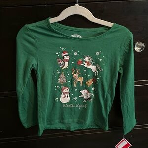 Little girl Christmas shirt